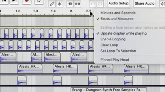 A picture of Audacity 3.3
